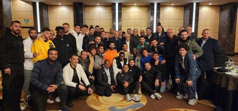 بحضور نجم أرسنال.. حفل سحور جماعي للاعبي المصري والجهاز الفني | صور