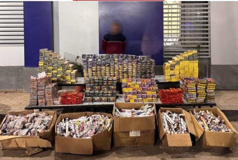 المتهم والمضبوطات 