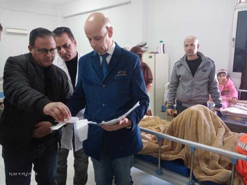 وكيل وزارة الصحة بالشرقية يتفقد الخدمات الطبية بمستشفى الصالحية الجديدة المركزي