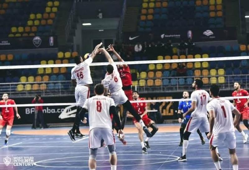 الزمالك يتخطى الطيران ويتأهل لنصف نهائي كأس مصر للكرة الطائرة