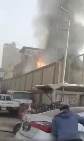 حريق محطة الخصوص 