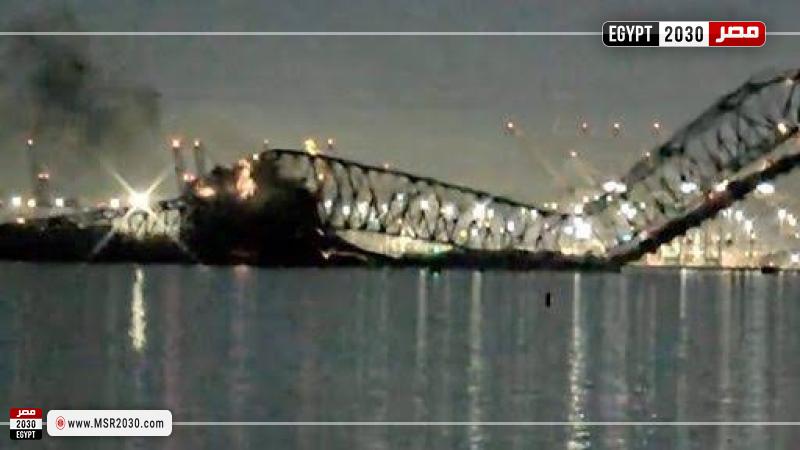 انهيار جسر بالتيمور