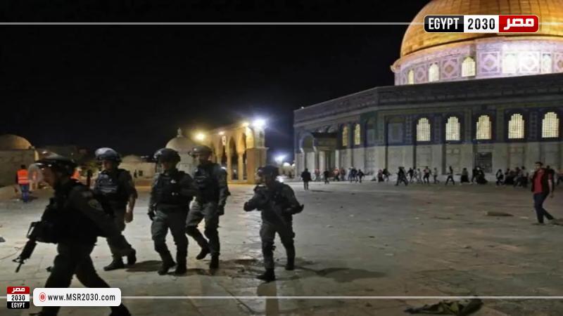 جيش الاحتلال تقتحم المسجد الأقصى
