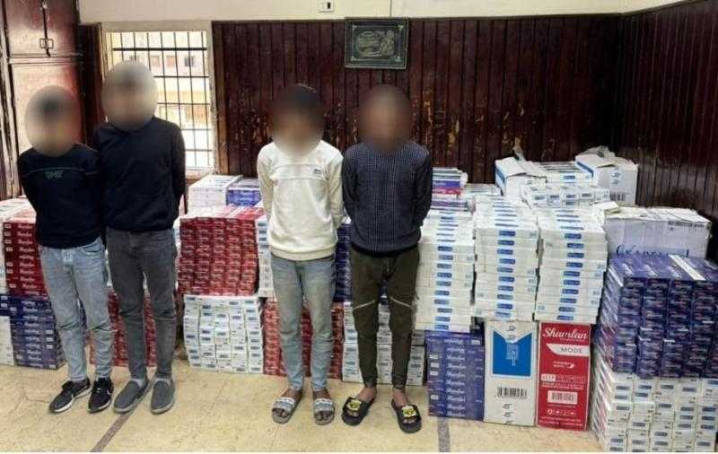 ضبط 36 ألف عبوة سجائر مهربة جمركيا بالأزبكية