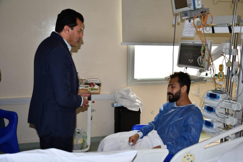 أحمد رفعت ووزير الشباب والرياضة