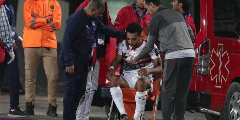 تفاصيل إصابة ”أوباما” فى مباراة الزمالك وفيوتشر ونقله للمستشفى