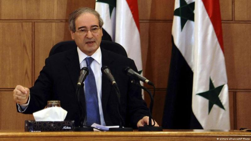  وزير الخارجية السورية، فيصل المقداد
