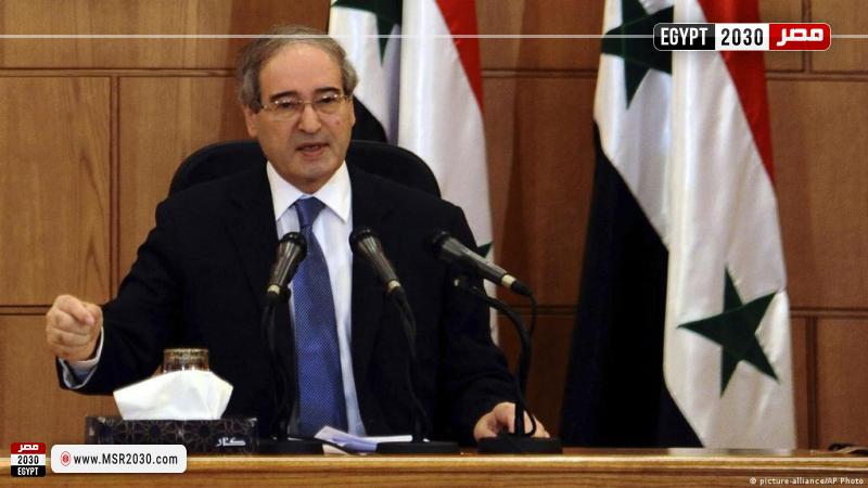 وزير الخارجية السورية، فيصل المقداد
