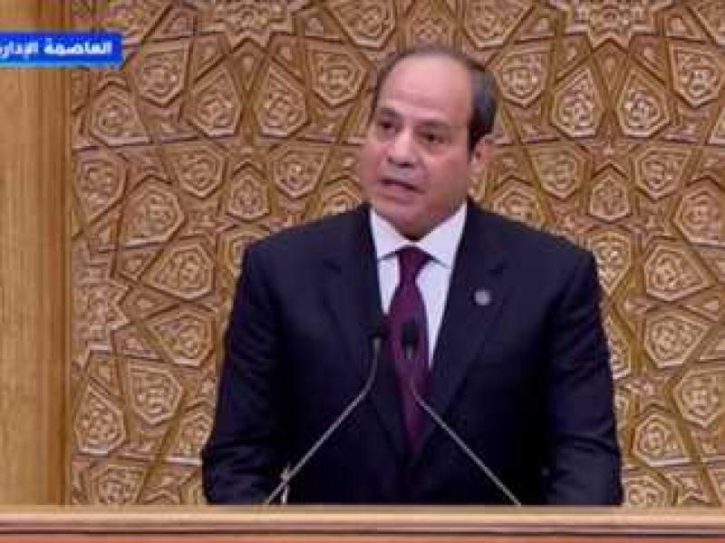 الرئيس عبد الفتاح السيسي - السيسي - آخر الأخبار - أخبار عاجلة - كلمة السيسي 