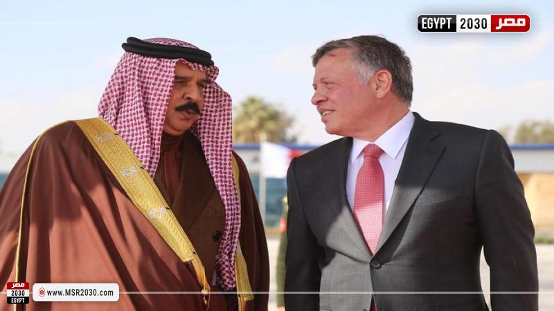 العاهل الأردني و العاهل البحريني