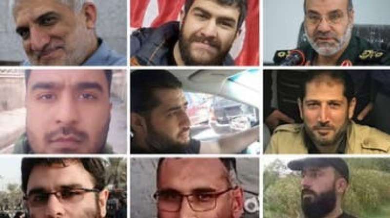 صور القتلى من حادث القنصلية الإيرانية في سوريا 