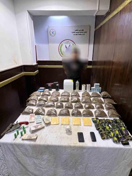 ضبط مصنع لتصنيع مخدر الإستروكس