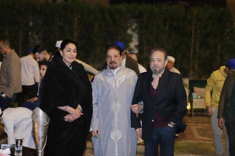 وفاء عامر تودع رمضان بحفلًا دينيًا مع الطريقة الجازولية بمنزلها