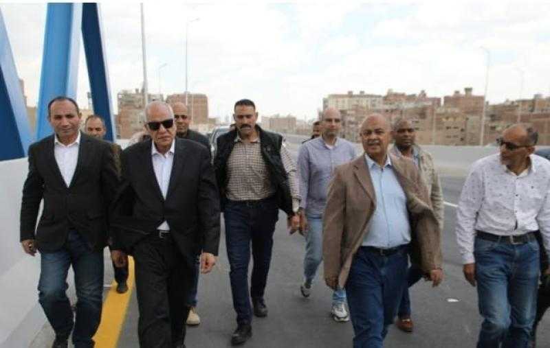 محافظ الجيزة يتفقد نسب التنفيذ بمحور 26 يوليو الجديد