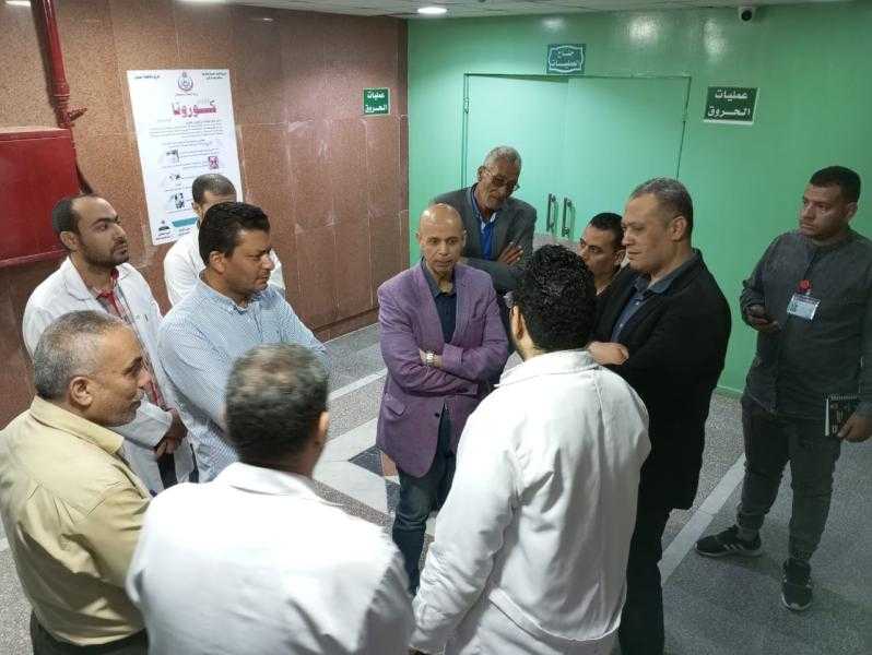 وكيل وزارة الصحة بالشرقية يتفقد سير العمل بمستشفى ههيا المركزي