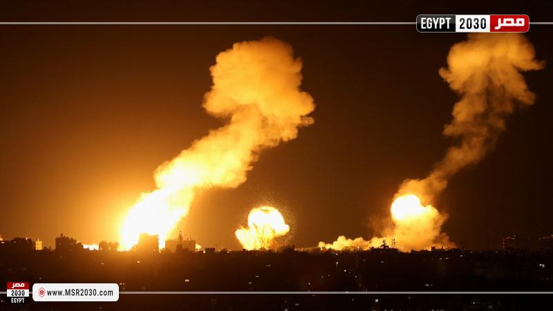 غارات جوية- صورة أرشيفية