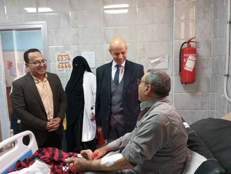 وكيل وزارة الصحة بالشرقية يتفقد سير العمل بمستشفى بلبيس المركزي
