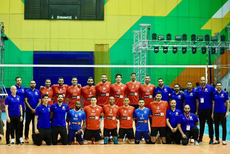 بطولة إفريقيا للكرة الطائرة| الأهلي يفوز على جرين تيم الكونغولي