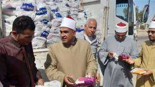 الأوقاف توزع 4 أطنان سلع غذائية لجنوب سيناء