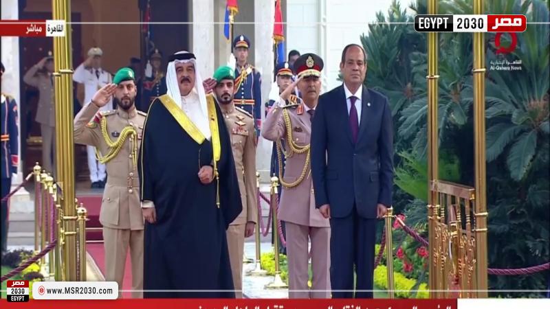 الرئيس السيسي والعاهل البحريني 