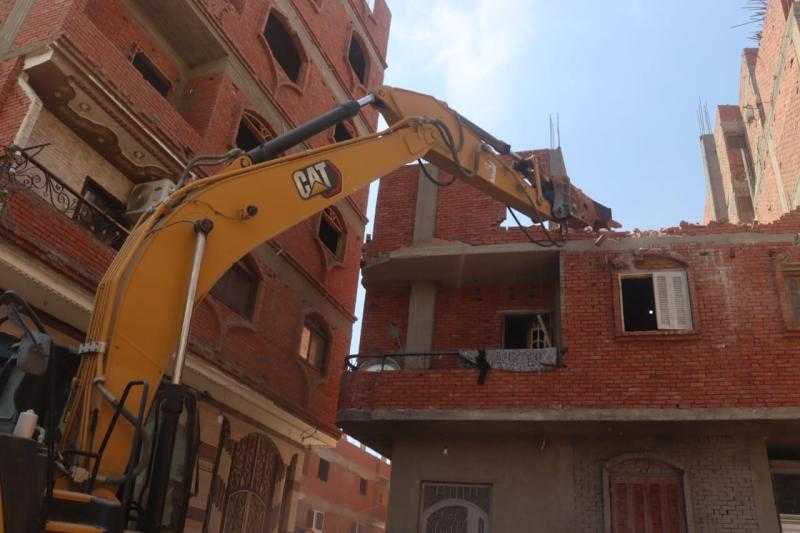 الهجان: إزالة 3170 حالة تعدي بناء وزراعة بمساحة 152 فدان بالقليوبية