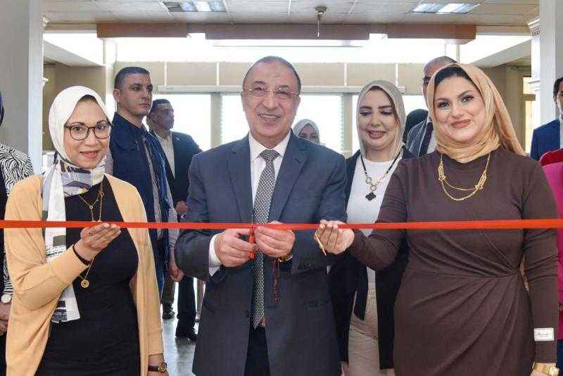 محافظ الإسكندرية يفتتح أعمال تطوير المدخل الرئيسي لمبنى ديوان عام المحافظة