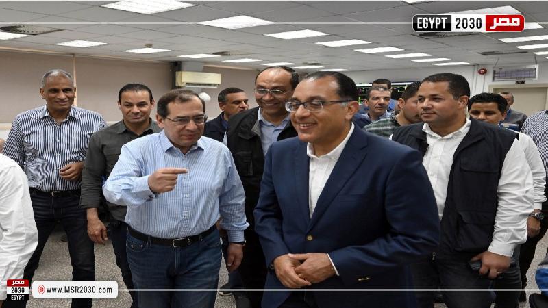 جولة رئيس مجلس الوزراء في مصنع شركة مصر لإنتاج الأسمدة موبكو
