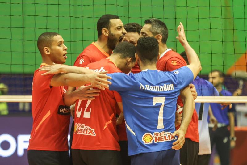 الأهلي يفوز على إسبوار الكونغولي ويتأهل إلى دور الثمانية في بطولة إفريقيا للكرة الطائرة