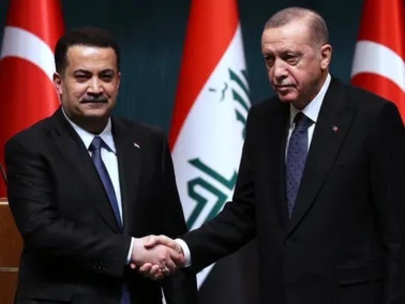 الرئيس التركي ورئيس وزراء العراق
