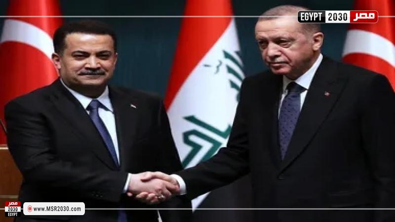 الرئيس التركي ورئيس وزراء العراق