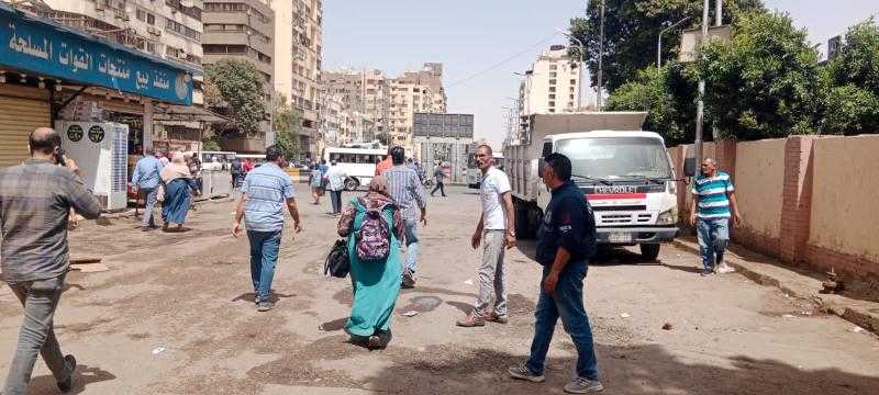 ###صياغة البيان ((حي الدقي يشن حملة مكبرة لإزالة الإشغالات والتعديات بمنطقة الكوبرى الخشب