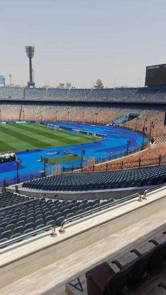 وزير الشباب والرياضة يتفقد الاستعدادات قبل مباراة الأهلي بـ دوري أبطال إفريقيا