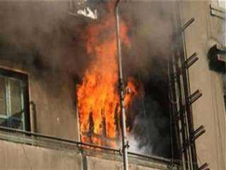 حريق هائل داخل شقة سكنية في الشيخ زايد