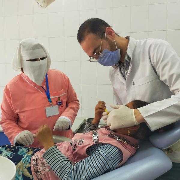 صحة الشرقية تقدم الخدمة لما يقارب ٢٨٠٠ مريض في القافلة الطبية بقرية بيشة عامر بمنيا القمح