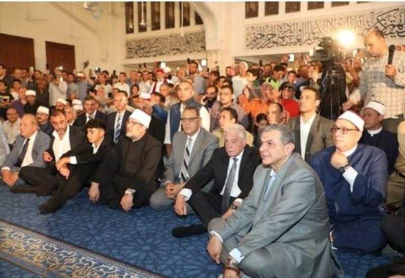 وزير الأوقاف ومحافظ الشرقية يفتتحان مسجد محمد فريد خميس بالعاشر من رمضان