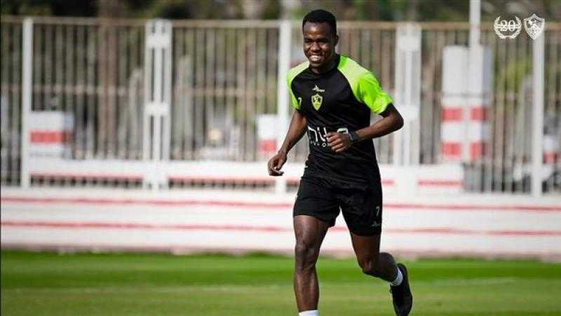 نداى ينهى برنامج التأهيل ويعود إلى تدريبات الزمالك