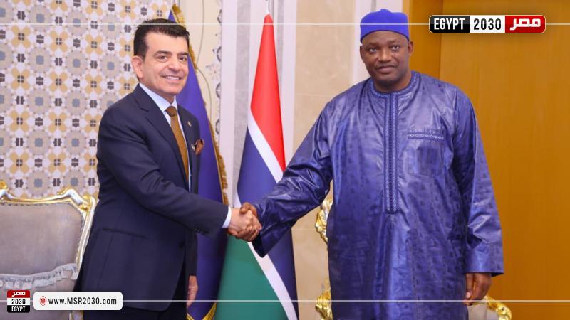 رئيس جمهورية غامبيا يلتقي المدير العام للإيسيسكو