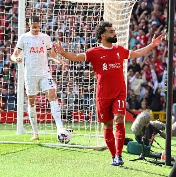 أرقام قياسية جديدة تضاف لتاريخ محمد صلاح عقب هدفه في مرمى توتنهام