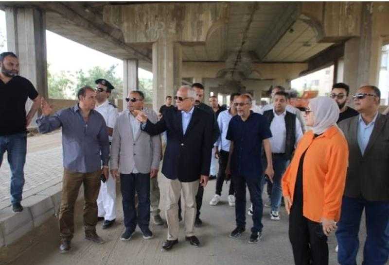 محافظ الجيزة يتفقد أعمال تطوير المناطق المحيطة بالمتحف المصري الكبير