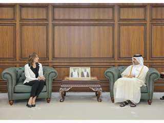 وزيرة الثقافة تلتقي نظيرها القطري لبحث سبل دعم التعاون المشترك