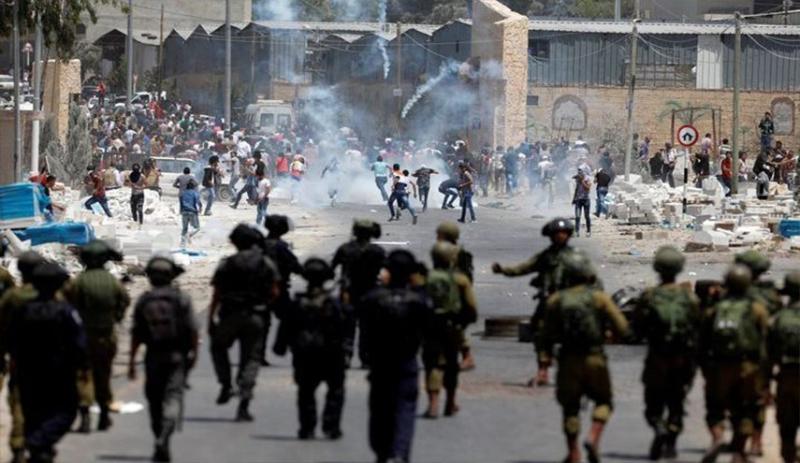 اندلاع مواجهات بين الفلسطينيين والاحتلال