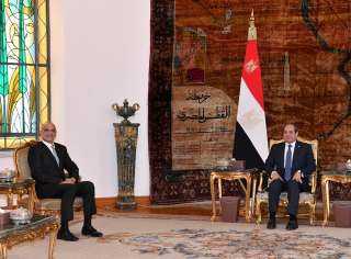 السيسي ورئيس الوزراء الأردني يؤكدون ضرورة وقف إطلاق النار بغزة