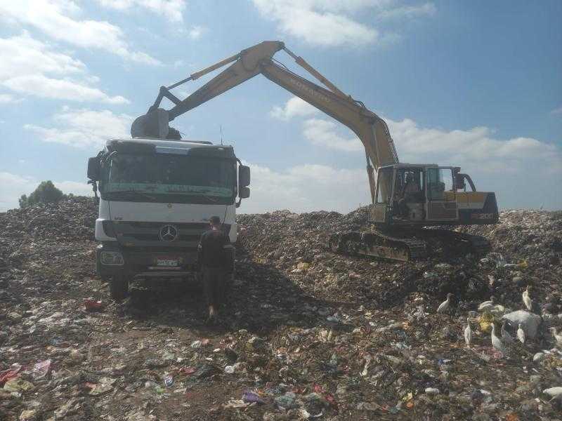 محافظ المنوفية: رفع 29 ألف طن تراكمات قمامة ونواتج هدم خلال شهر أبريل