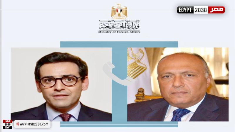 وزيرا خارجية مصر وفرنسا
