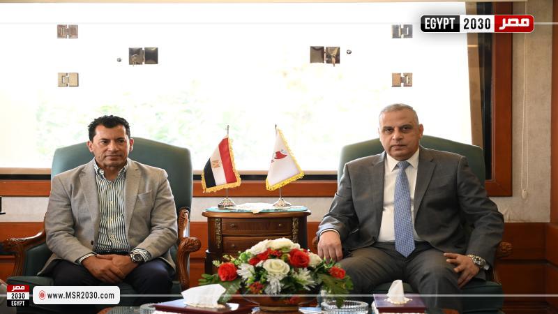 وزير الشباب والرياضة فى محافظة سوهاج 