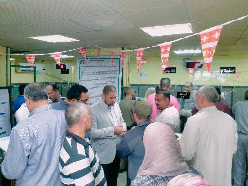 غطاس يتابع سير العمل وتلقى ملفات التصالح بالمراكز التكنولوجية بدمنهور و الأبعادية وإفلاقه
