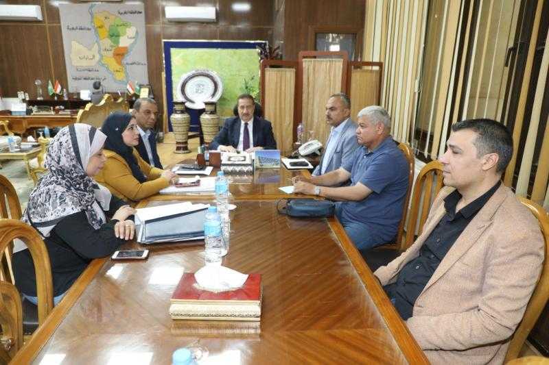 محافظ المنوفية يعقد إجتماعاً لمناقشة مشروعات الخطة الإستثمارية للعام المالي الجديد