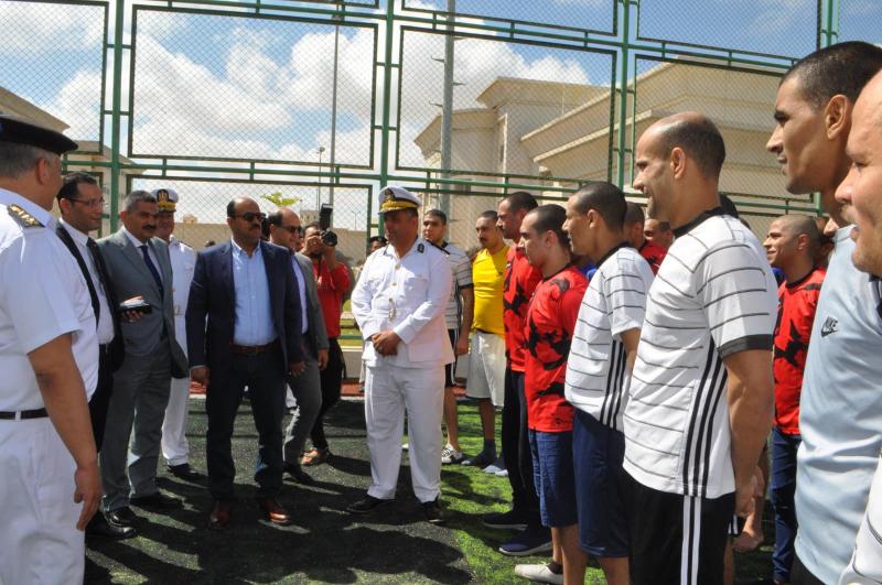 النيابة العامة تجرى تفتيشاً على مركز  إصلاح وتأهيل برج العرب 