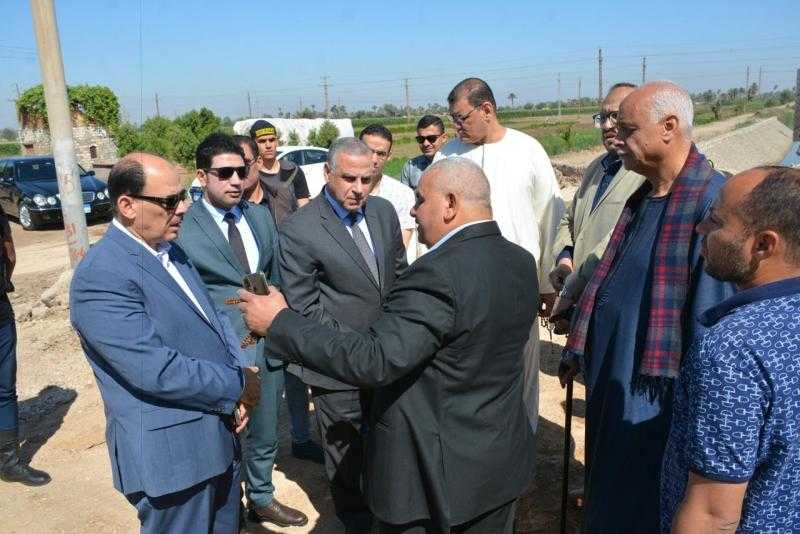 محافظ سوهاج يطلق بدء التشغيل التجريبي لمشروع الصرف الصحي بالكولة