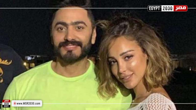 بسمة بوسيل وتامر حسني